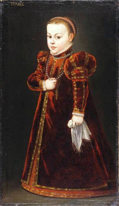 Portrait of Princess Isabella Vasa (1564-1566)., 1566, Domenicus Verwilt