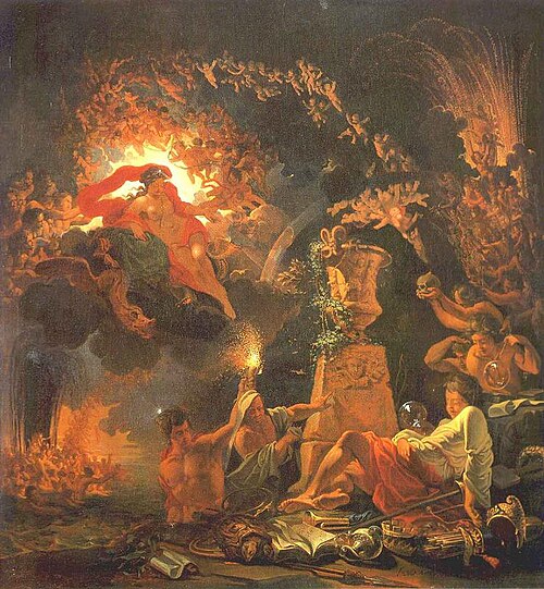 Allegorical Scene, , Dominicus van Wijnen