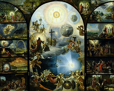 Allegory of the Creation of the Cosmos, 1650, Dominicus van Wijnen