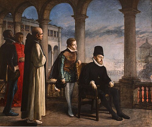 Felipe II presidiendo un Auto de Fe, 1871, Domingo Valdivieso y Henarejos