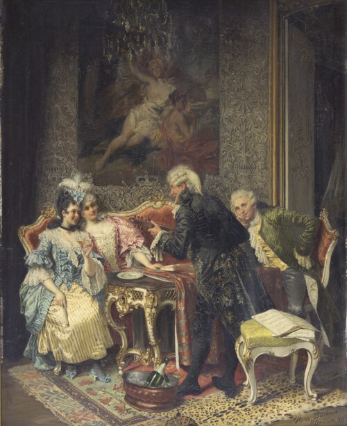 Parlor Scene, 1902, Hans Buchner