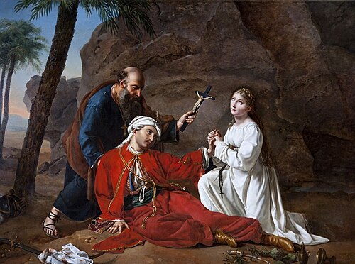 La Mort de Malek-Adhel, 1814, Césarine Davin-Mirvault