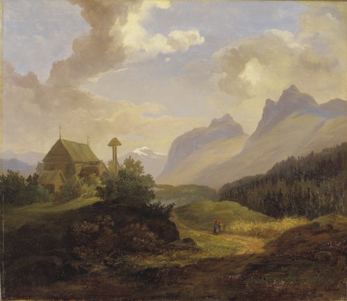 Scenery from Kvikkjokk, 1859, Charles XV de Suède