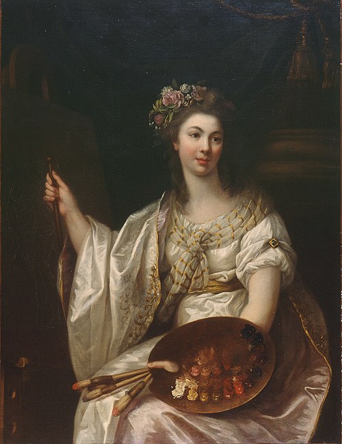 Allégorie de la peinture, 1777, Marie-Victoire Lemoine