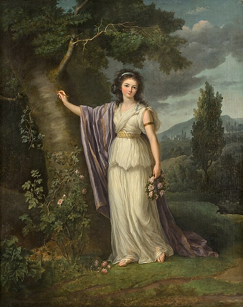 Portrait de Mlle de Genlis, 1789, Marie-Victoire Lemoine