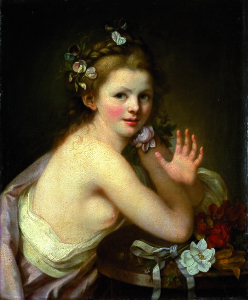 Jeune fille en Flore, 1785, Marie-Victoire Lemoine
