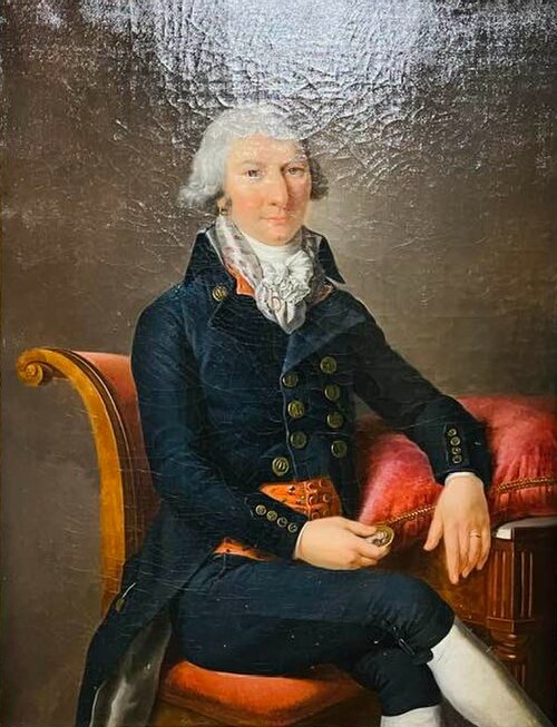 Portrait d'homme assis à sa toilette, 1793, Marie-Victoire Lemoine