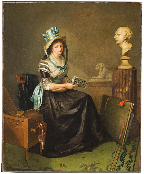 Femme artiste dans son atelier, 1797, Marie-Victoire Lemoine
