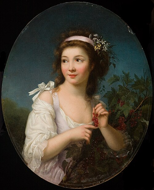 Portrait d'une jeune fille, 1790, Marie-Victoire Lemoine