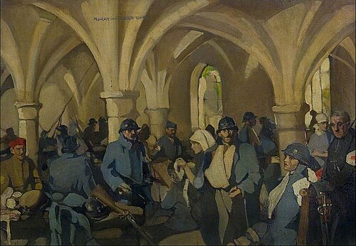 Hôpital Auxiliaire d'Armée 301 – Abbaye de Royaumont, 1918, Norah Neilson Gray