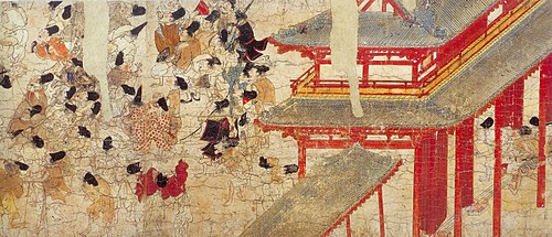 Ban dainagon ekotoba, 1200, Tokiwa Mitsunaga