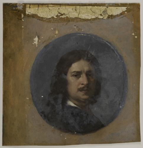 portrait of Poussin, 1890, Arsène-Hippolyte Rivey