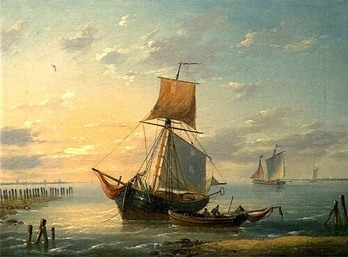 Seascape, , Charles-Louis Verboeckhoven