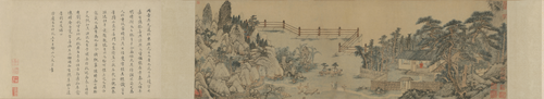 杜琼友松图卷, , Du Qiong