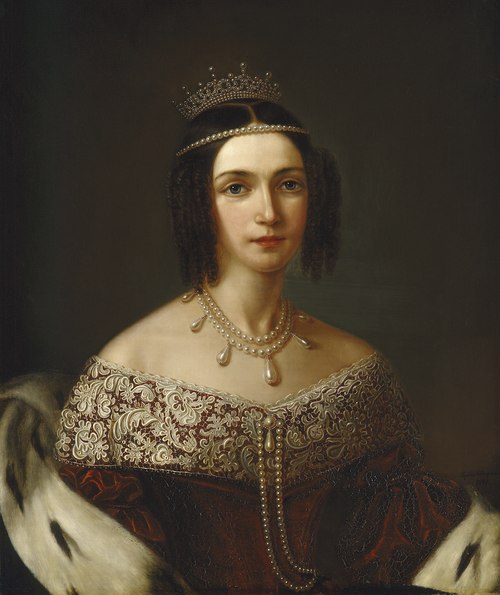 Josefina, 1807-1876, drottning av Sverige och Norge prinsessa av Leuchtenberg, 1841, Sophie Albertine Adlersparre