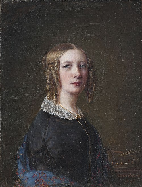 Autoportrait, 1830, Sophie Albertine Adlersparre
