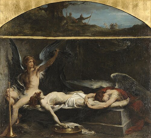 Jésus au tombeau, 1850, Henri-Léopold Lévy