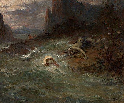 The Death of Orpheus, 1870, Henri-Léopold Lévy