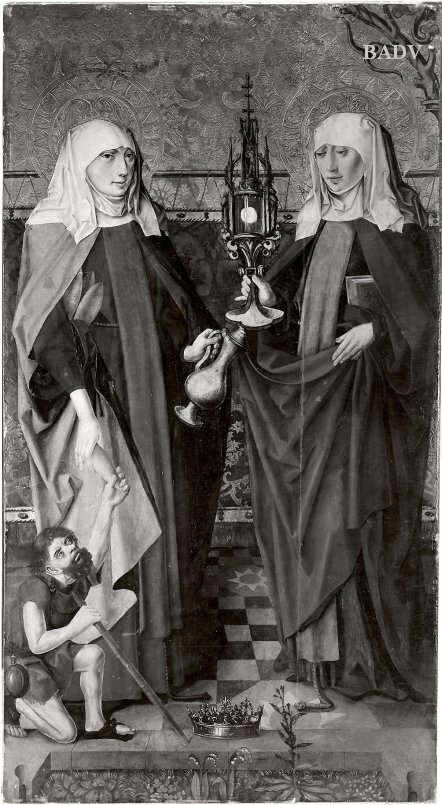 Heilige Klara und Elisabeth, 1485, Bartholomäus Zeitblom