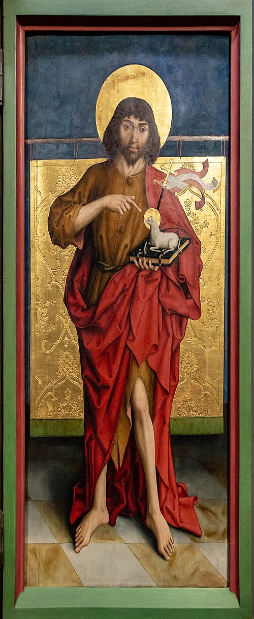 Kilchberg altar: John the Baptist, 1490, Bartholomäus Zeitblom