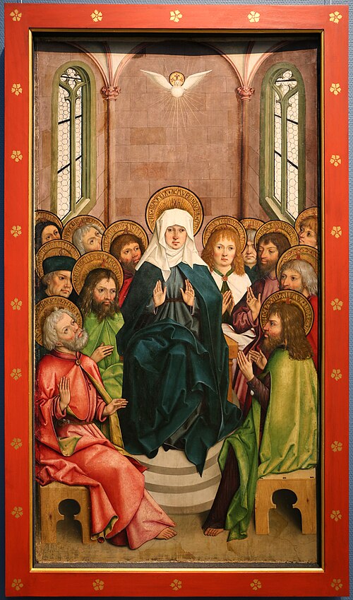 Descent of the holy spirit, 1490, Bartholomäus Zeitblom