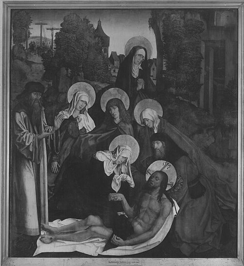 Lamentation of Christ, 1502, Bartholomäus Zeitblom