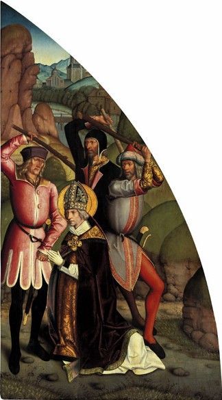 Valentins-Tafeln: Martyrium des hl. Valentin, , Bartholomäus Zeitblom