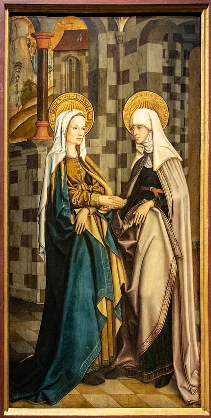 A Visitação, 1496, Bartholomäus Zeitblom