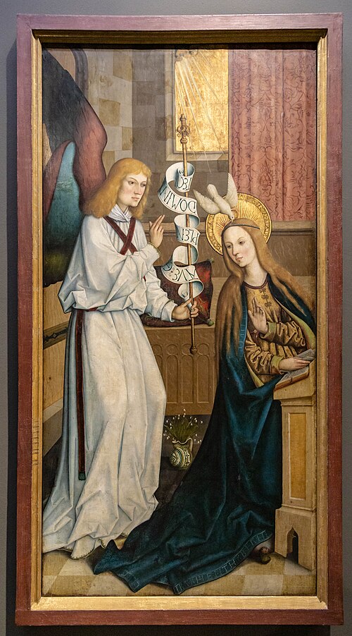 The Annunciation, 1496, Bartholomäus Zeitblom