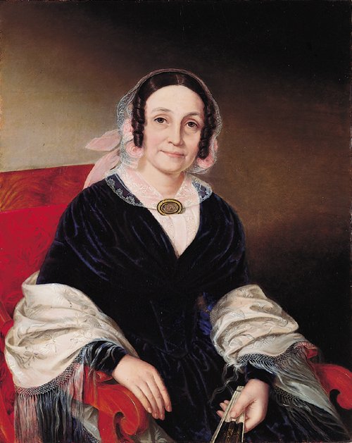 Portrait of Patience Cole Cortland, 1840, Sarah Miriam Peale