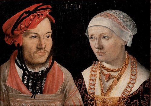 Portrait d'un couple, 1516, Hans Brosamer