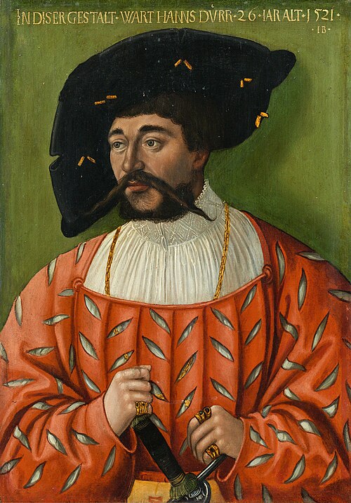 Porträt des Hans Dürr, 1521, Hans Brosamer