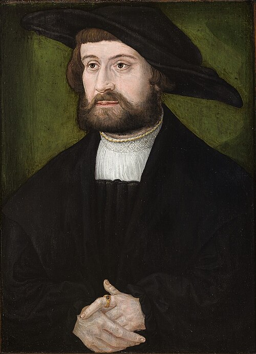 Portrait d'un gentilhomme, 1524, Hans Brosamer