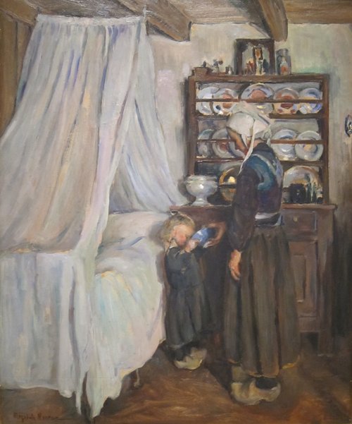 Breton Interior, 1907, Elizabeth Nourse