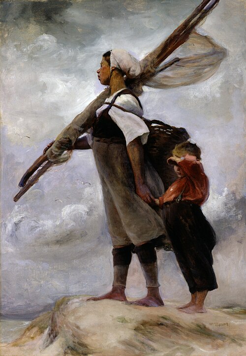 Fisher Girl of Picardy, 1889, Elizabeth Nourse