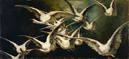 Flock of Geese, 1883, Elizabeth Nourse