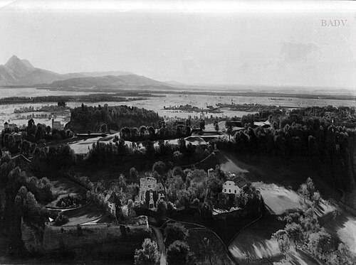 Blick von der Feste Hohensalzberg, 1876, Anton Hlávacek