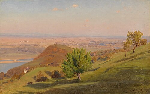 Danube Landscape near Vienna, 1926, Anton Hlávacek