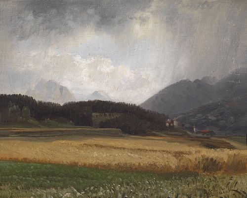 Regenstimmung über Igls, 1926, Anton Hlávacek