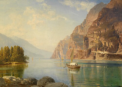 Partie am Comer See, 1926, Anton Hlávacek
