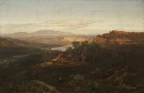 Gegend in der Rheinpfalz, 1873, Anton Hlávacek