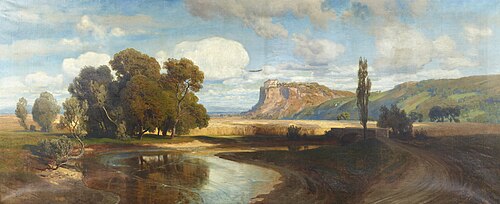 Burg Devín (Theben) an der Donau, , Anton Hlávacek