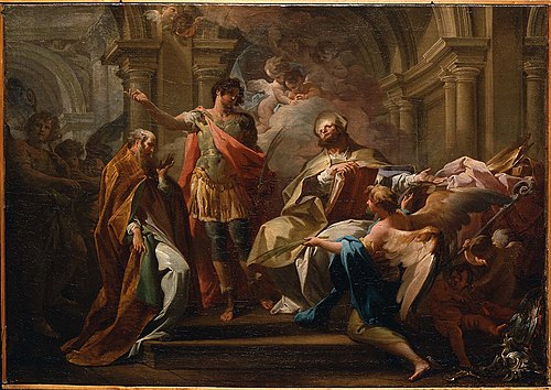 Saints Ippolito, Taurino, and Ercolano, 1741, Antonio González Velázquez