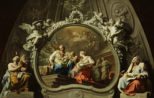 The Birth of the Virgin, 1755, Antonio González Velázquez