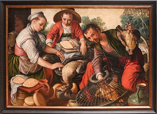 Marché aux volailles, 1564, Joachim Bueckelaer
