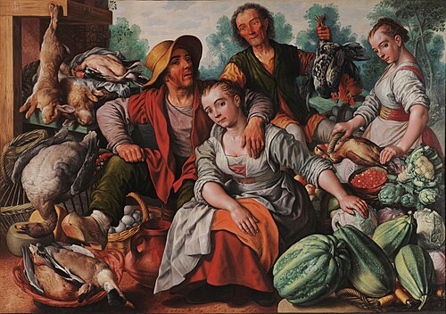 Country Market, 1566, Joachim Bueckelaer