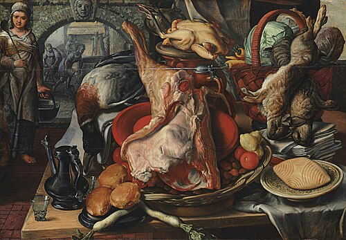 A market scene, 1562, Joachim Bueckelaer