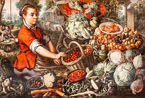 La pourvoyeuse de legumes, , Joachim Bueckelaer