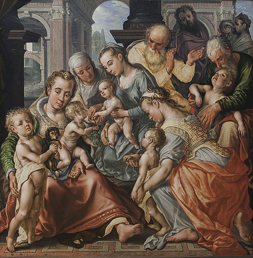 The Holy Kinship, 1567, Joachim Bueckelaer
