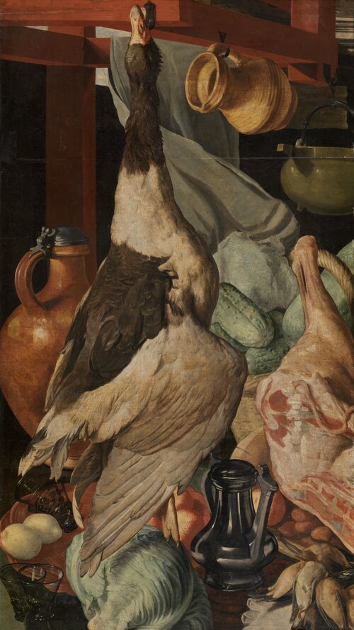 Nature morte, 1564, Joachim Bueckelaer